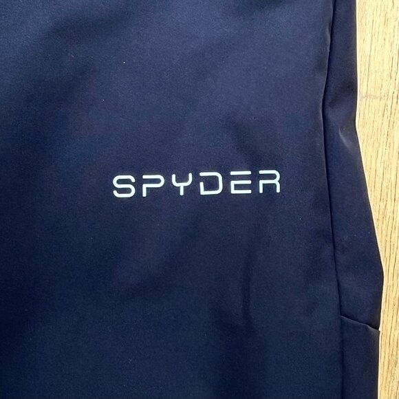 SPYDER PROPULSION Women’s Black Suspender Snow Ski Softshell Pants sz 12 NWOT - Picture 5 of 16